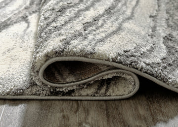 Wysdale Ivory/Gray 5' x 7' Medium Rug - Ornate Home