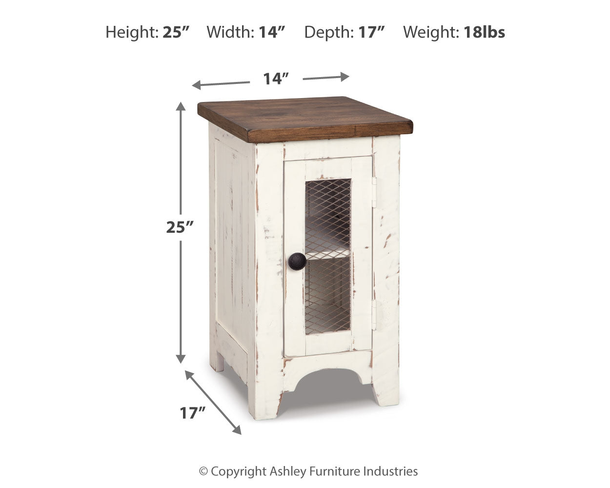 Wystfield Chairside End Table (Online Special Price) - Ornate Home