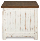 Wystfield White/Brown Coffee Table and 2 End Tables (Online Special Price) - Ornate Home