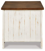 Wystfield White/Brown Coffee Table and 2 End Tables (Online Special Price) - Ornate Home