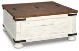 Wystfield White/Brown Coffee Table and 2 End Tables (Online Special Price) - Ornate Home