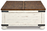 Wystfield White/Brown Coffee Table and 2 End Tables (Online Special Price) - Ornate Home
