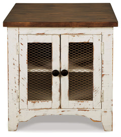 Wystfield White/Brown Coffee Table and 2 End Tables - Ornate Home
