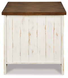 Wystfield White/Brown Coffee Table and 2 End Tables - Ornate Home