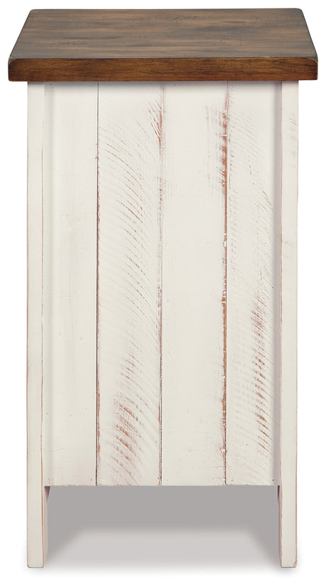 Wystfield White/Brown Coffee Table and 2 End Tables - Ornate Home