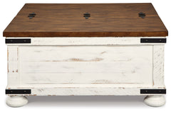 Wystfield White/Brown Coffee Table and 2 End Tables - Ornate Home