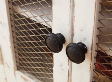 Wystfield White/Brown Rectangular End Table - Ornate Home