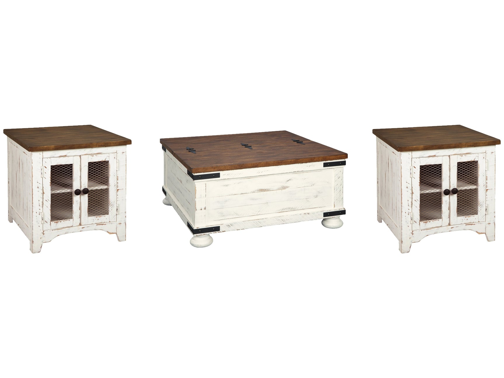 Wystfield White Coffee Table and 2 End Tables (Online Special Price) - Ornate Home