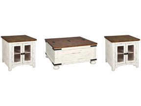 Wystfield White Coffee Table and 2 End Tables - Ornate Home