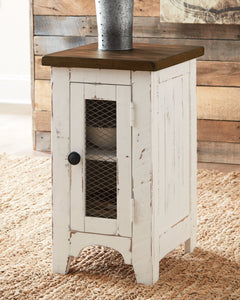 Wystfield White Coffee Table and Chairside End Table - Ornate Home