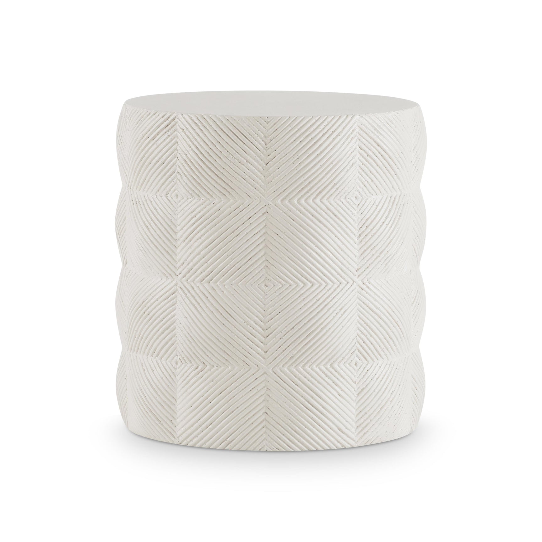 Ballantyne White Outdoor Side Table