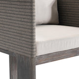 Rialto Smoked Truffle Outdoor Outdoor Arm Chair