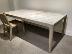Edgeport Warm Shale Outdoor Dining Table