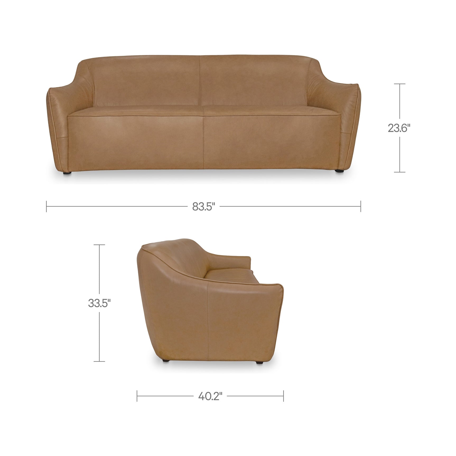 Hawkins Tan Sofa