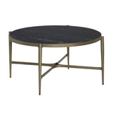 Xander Black/Gold Cocktail Table - Ornate Home