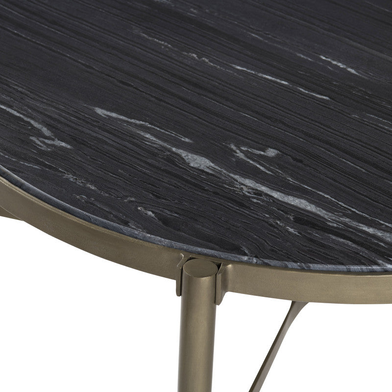 Xander Black/Gold Cocktail Table - Ornate Home