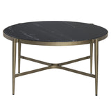 Xander Black/Gold Cocktail Table - Ornate Home
