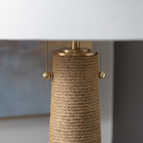 Xander Natural/White Floor Lamp - Ornate Home