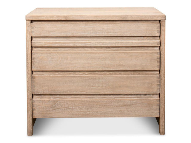 Xander Tan Five Drawer Commode - Ornate Home