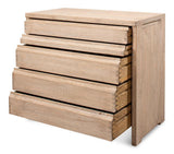 Xander Tan Five Drawer Commode - Ornate Home