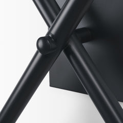 Xendi Black Metal Sputnik Wall Sconce - Ornate Home