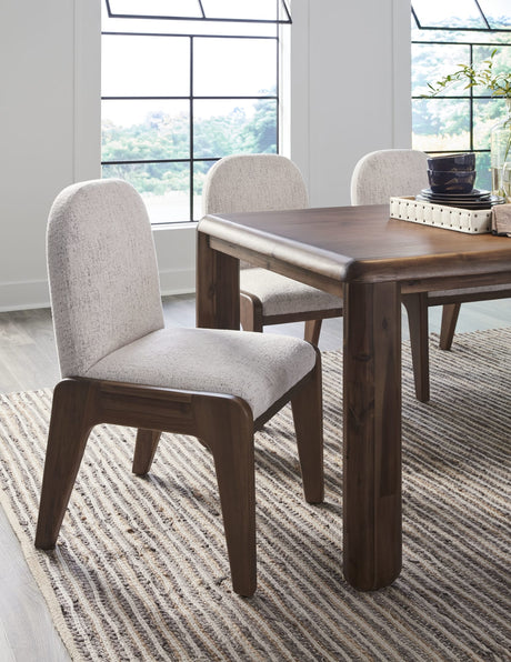 Xolani Chinchilla/Impala Chenille Upholstered Dining Chair - Ornate Home