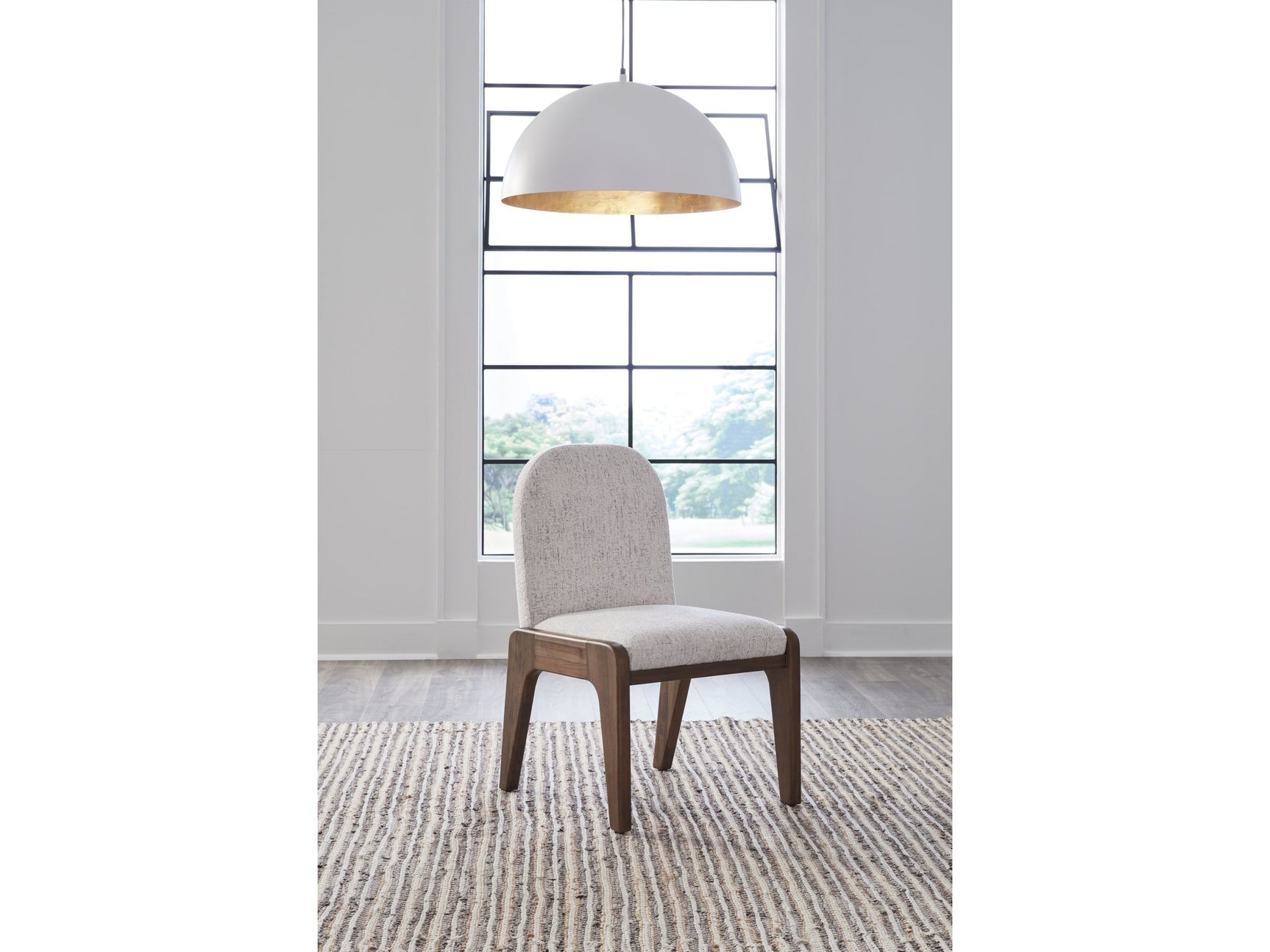 Xolani Chinchilla/Impala Chenille Upholstered Dining Chair (Set of 2) - Ornate Home