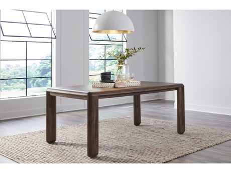 Xolani Impala Rectangular Acacia Wood Leg Dining Table - Ornate Home