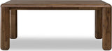 Xolani Impala Rectangular Acacia Wood Leg Dining Table - Ornate Home