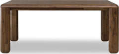 Xolani Impala Rectangular Acacia Wood Leg Dining Table - Ornate Home