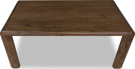 Xolani Impala Rectangular Acacia Wood Leg Dining Table - Ornate Home