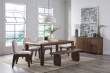 Xolani Impala Rectangular Acacia Wood Leg Dining Table - Ornate Home