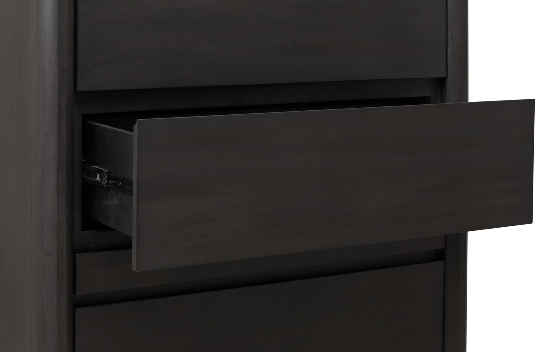 Xolani Jaguar Five Drawer Acacia Wood Chest with Jewelry Tray - Ornate Home