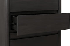 Xolani Jaguar Five Drawer Acacia Wood Chest with Jewelry Tray - Ornate Home