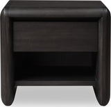 Xolani Jaguar One Drawer Acacia Wood Nightstand - Ornate Home