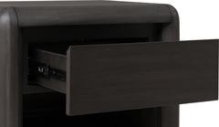 Xolani Jaguar One Drawer Acacia Wood Nightstand - Ornate Home