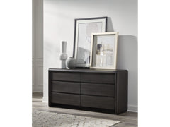 Xolani Jaguar Six Drawer Acacia Wood Dresser - Ornate Home
