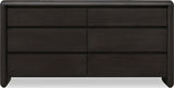 Xolani Jaguar Six Drawer Acacia Wood Dresser - Ornate Home