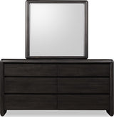 Xolani Jaguar Six Drawer Acacia Wood Dresser - Ornate Home