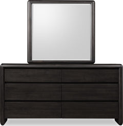 Xolani Jaguar Six Drawer Acacia Wood Dresser - Ornate Home