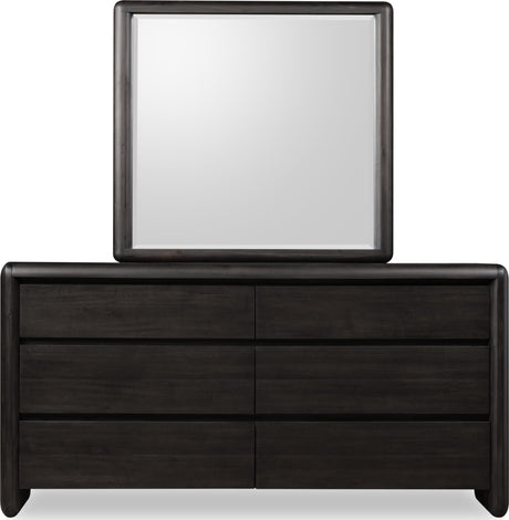 Xolani Jaguar Six Drawer Acacia Wood Dresser - Ornate Home