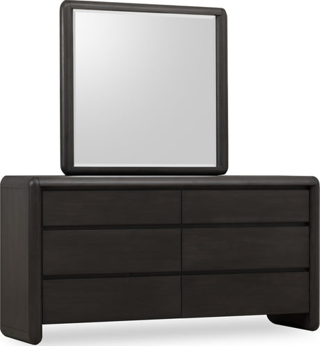 Xolani Jaguar Six Drawer Acacia Wood Dresser - Ornate Home