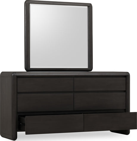 Xolani Jaguar Six Drawer Acacia Wood Dresser - Ornate Home