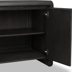 Xolani Jaguar Two Door Acacia Wood Cabinet - Ornate Home