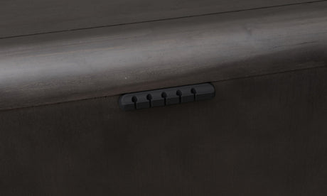 Xolani Jaguar Two Drawer Acacia Wood Nightstand - Ornate Home