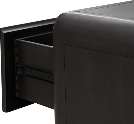 Xolani Jaguar Two Drawer Acacia Wood Nightstand - Ornate Home