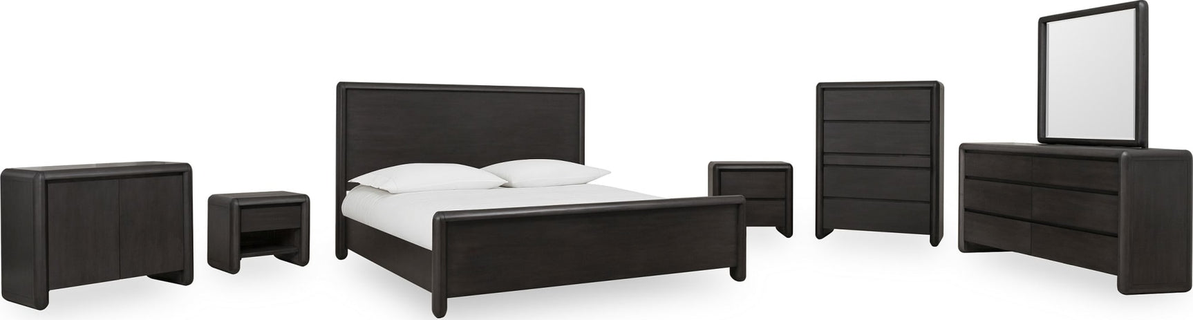 Xolani Jaguar Two Drawer Acacia Wood Nightstand - Ornate Home