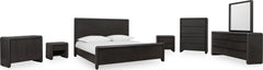 Xolani Jaguar Two Drawer Acacia Wood Nightstand - Ornate Home