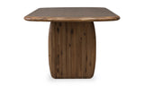Xolani Rectangular Acacia Wood Pedestal Table in Impala - Ornate Home