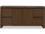 Xolani Two Door Four Drawer Acacia Wood Sideboard in Impala - Ornate Home